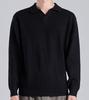 Beoteunseoul Wool Blend Open Collar Knit (Black)