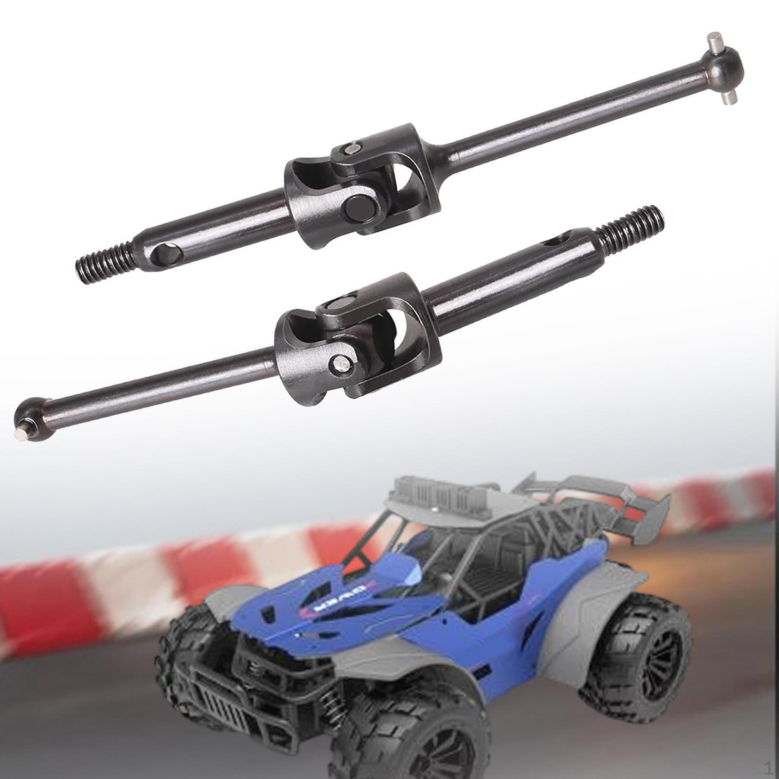 

2x RC Rear Wheel Universal Axle 1:24 Scale DIY Accessories Truck Easy to Install Spare Part Car