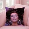 Singer K-Kate Bush Hounds Of Love P Pillow Case Square Double-Sided Printing Short Plush Sofa Cushion Cover Bedroom Bedside