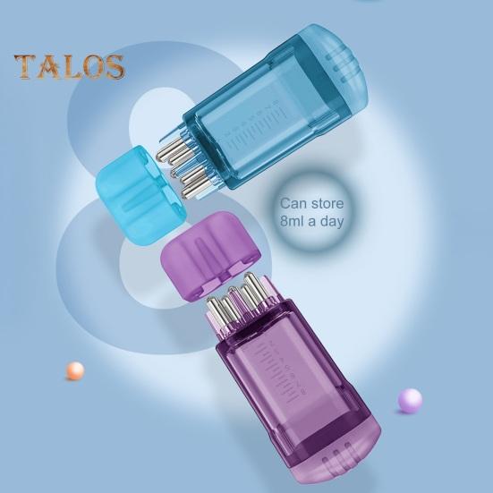 8ML Hair Oil Applicator with Precise Scale Scalp Massage Applicator Comb Clear Portable Hair Serum Oiling Dispenser Brush Hair Root Application Comb