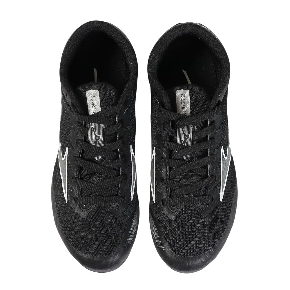 Mizuno Track and Field Shoes 2 WIDE Gray Cm 3E X-First Black/Dark 26.0