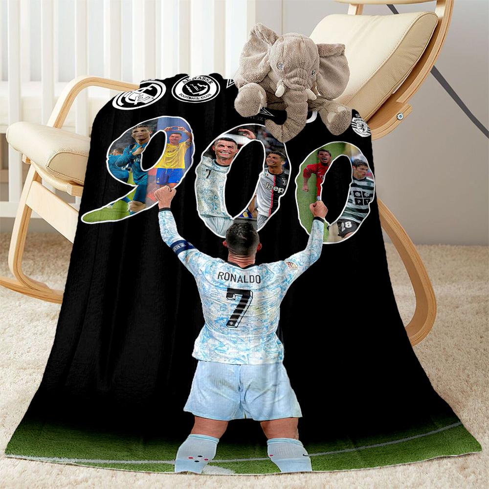 Cristiano Ronaldo Blanket Soft Cozy Suitable For Bedding Couch Livingroom Allseason Use Stylish Decor Best Holiday Gift For Friends Family