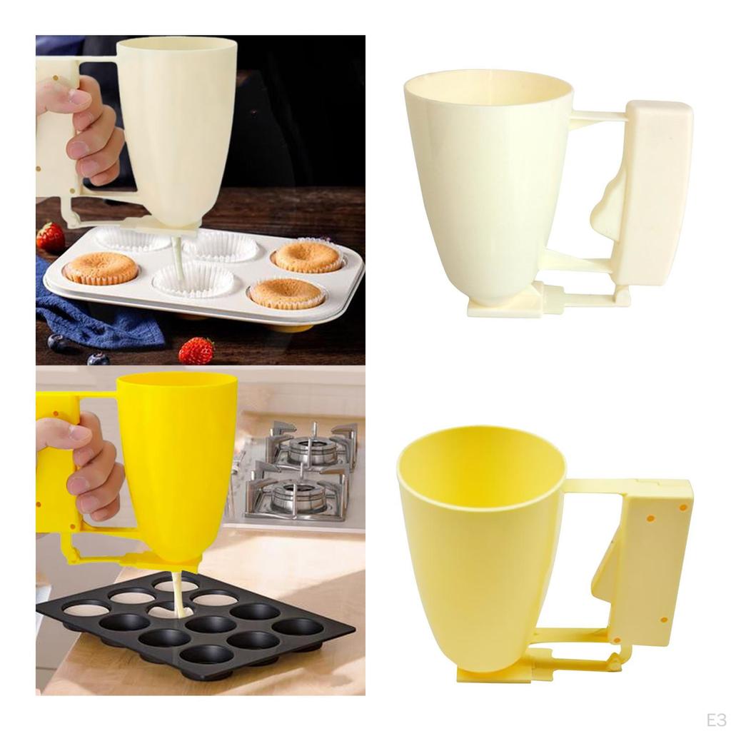 Dispenser Hand Kitchen Helper Muffin Batter Portioner Cupcake Pourer with Quick Release