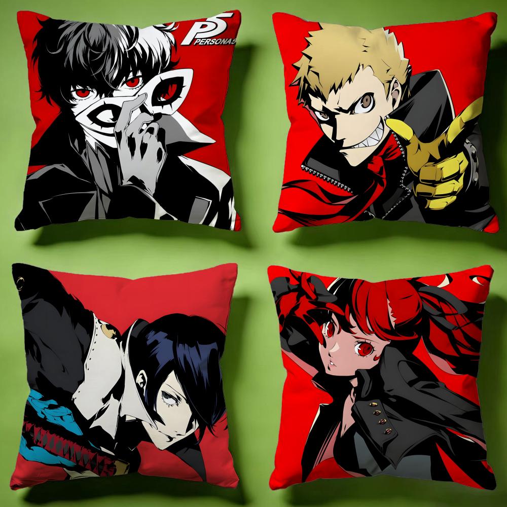 Popular PPPersona 555 Cushion Cover Versatile DoubleSided Pillow Case Fit for Sofa Bed Car Daily Decor