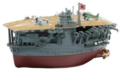 Chibimaru Flottenreihe Nr. 4 EX-1 Chibimaru Flotte Akagi (mit geätzten Teilen und Holzdeck-Aufklebern) Plastikmodell