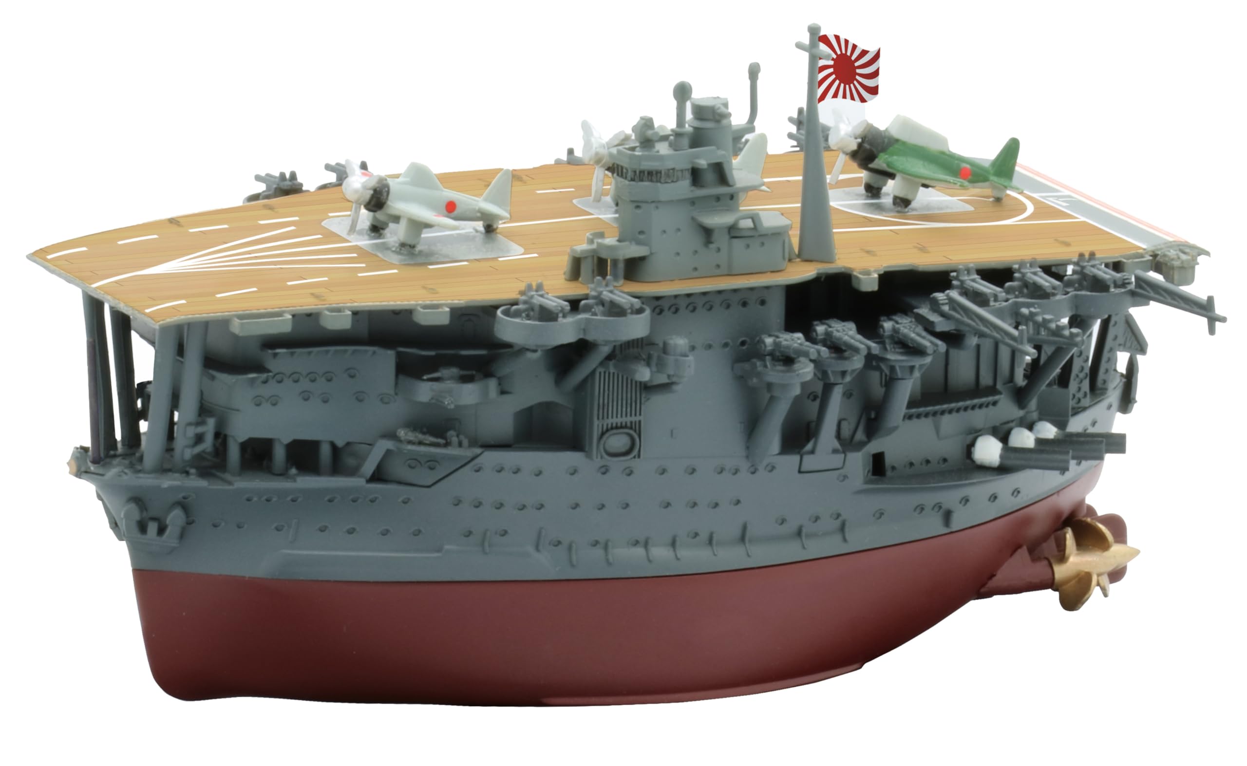 

Chibimaru Fleet Series No. 4 EX-1 Chibimaru Fleet Akagi (with etched parts and wooden deck stickers) Plastic Model