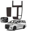 Glealcco New Alphard/Vellfire 40 Series Compatible Accessory Console Gear Shift Panel Shift Panel Cover Custom Interior Part (For Vehicles Equipped