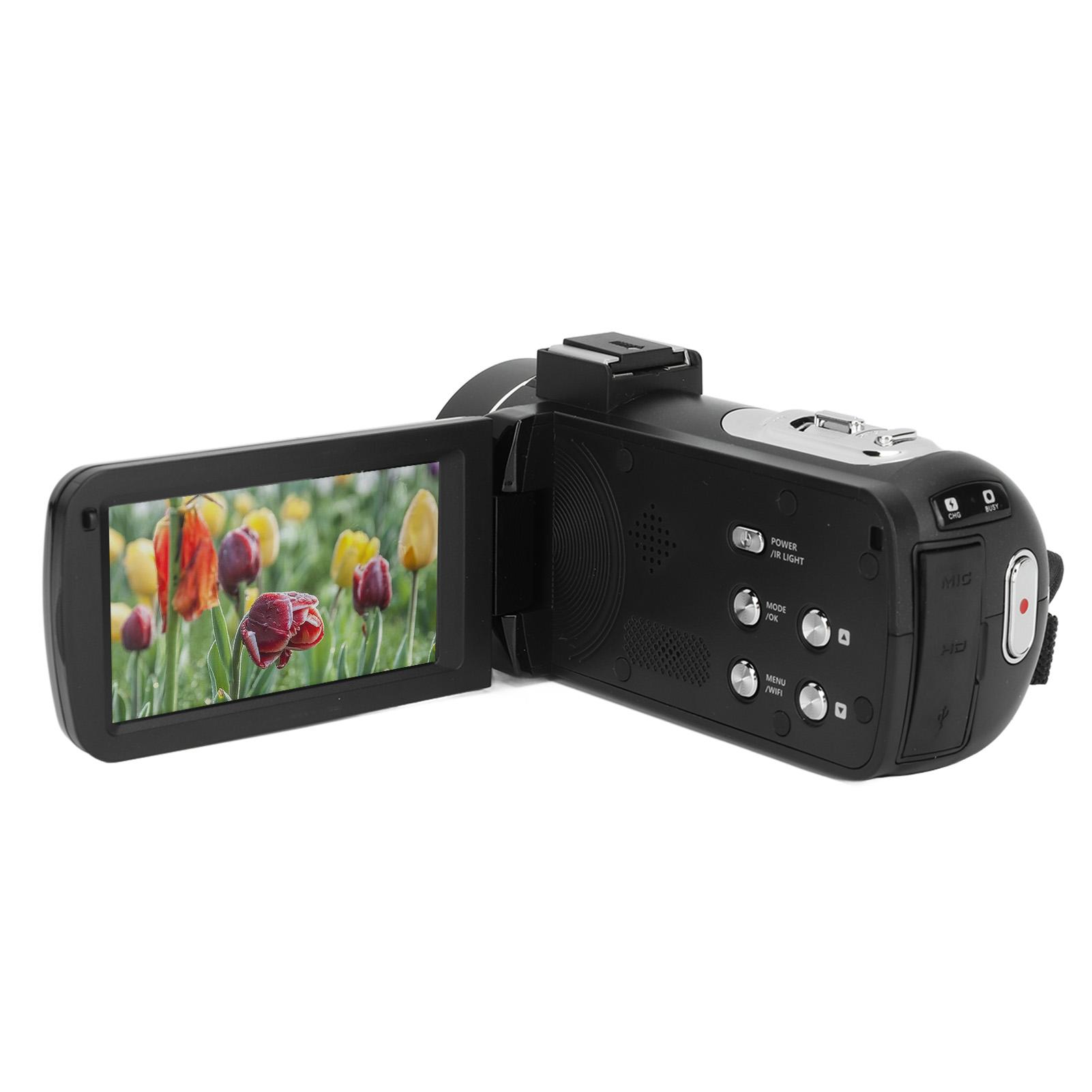 

4K 56MP Video Camera 3 Inch Rotatable Touch Screen 18X Zoom WiFi Digital Camera with Remote Control