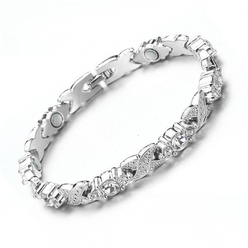 Luxurious Sparkling Magnetic Rhinestone Bracelet For Women A Delicate Gift Your For Girlfriend Best Friend