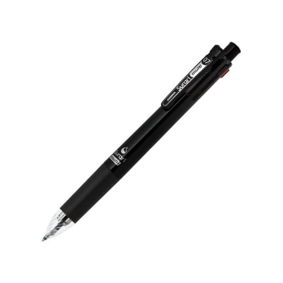 Многофункциональная ручка Zebra 4 цвета + Острый Шлам Мульти 0.7 Черный P-B4SA11-BK