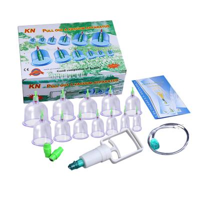12Pcs Plastic Thicken Vacuum Suction Cupping Cup Pain Relief Body Massage Cans