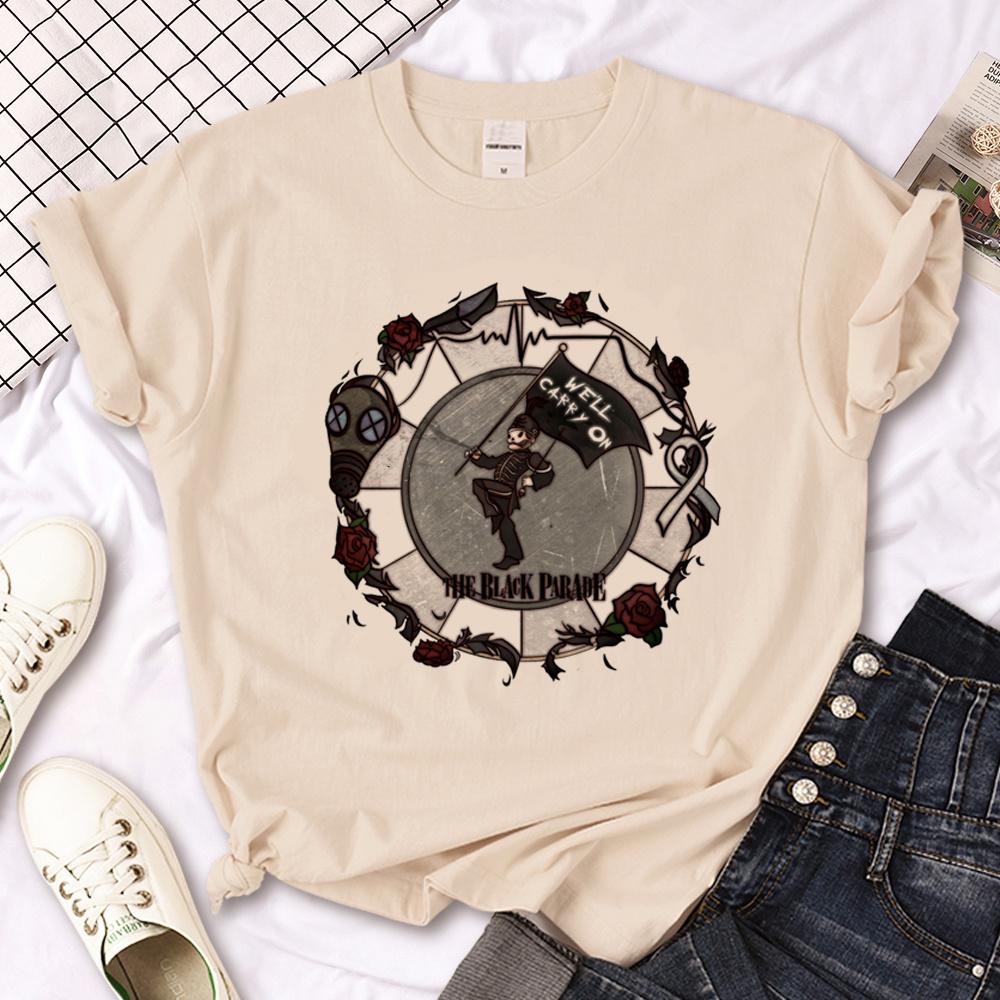 My Chemical Romance Tshirt Men Y2K Summer Top Boy Funny Clothing