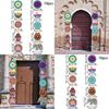 Festival Diwali Decor Creative Elephant Couplet Paper Door Hanging Banner Set
