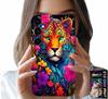 Etui Do Samsung Galaxy S24 Plus - Kwieciste Wzory Tygrys Tygrysek + Folia