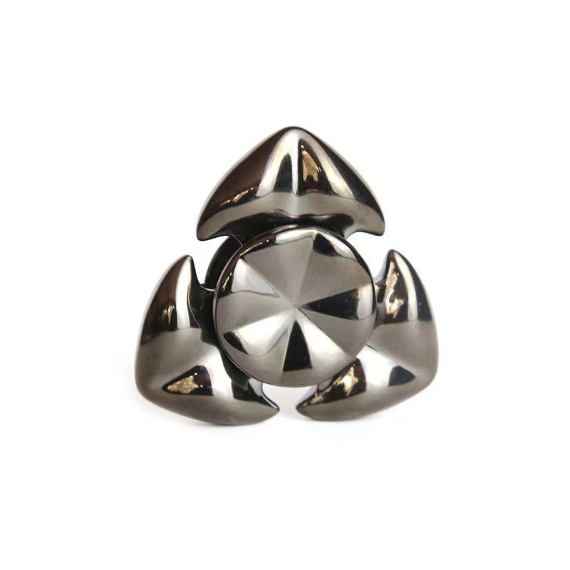 

Squid EDC Fidget Spinner Stainless Steel Three-leaf Hand Spinner Creative Stress Relief Toy Office Adults Gifts чорний