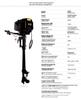 HangKai ET65L Electric Outboard Motor for Inflatable Fishing Boats