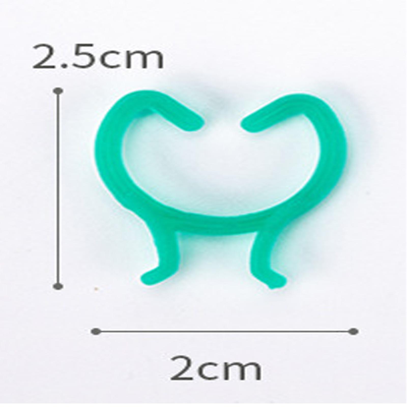 

100 шт. Садовые зажимы для растений 3 размеров Захваты для поддержки растений Отлично подходят для фиксации стеблей цветущих лиан и овощей