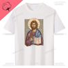 Jesus Christ Pantocrator Icon Sinai Orthodox Christian Unisex Gift Printed TShirt Summer Unisex Short Sleeve ONeck Unisex T Shirt