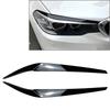 Car Front Headlight Eyebrows Eyelids For BMW 5 Series G30 525i 530i 2017-2025 Eyelash Head Light Lamp Stickers Trims Body Kits