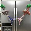 Jucărie Monkey Imprimată 3D cu Magneți Maimuță Articulată Suspendată cu Magneți Articulații Mobile Monkey Jucărie Fidget Decorațiune Magnet de Frigider