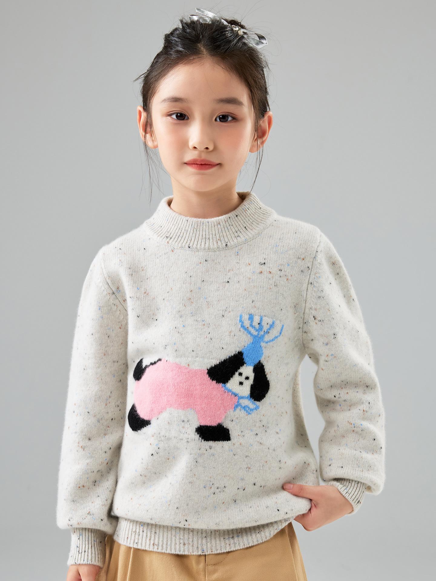 

Kids Cartoon Thick Wool Sweater for Fall and Winter - Boys & Girls 150 cm