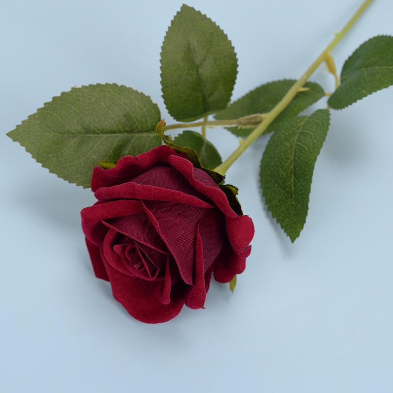 1pc Schöne Seide Künstliche Rose Blumen Zweig Realistische Gefälschte Rose für Hochzeit Hause Dekoration Valentinstag Geschenke