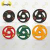 Zhongjing 25kg Color Rubber Coated Barbell Plates (Pair)