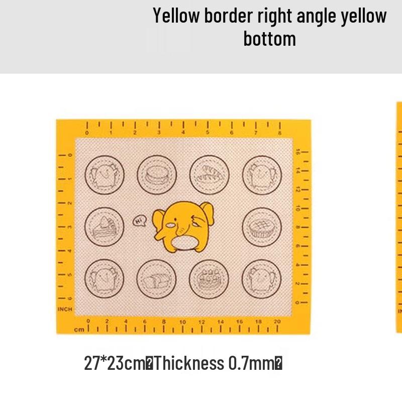 ZISIZ Macaron Baking Mat with Scale