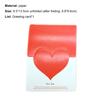 Convenient Blessing Card Space-saving Paper Foldable Eye-catching Long Lasting Greeting Card for Girls
