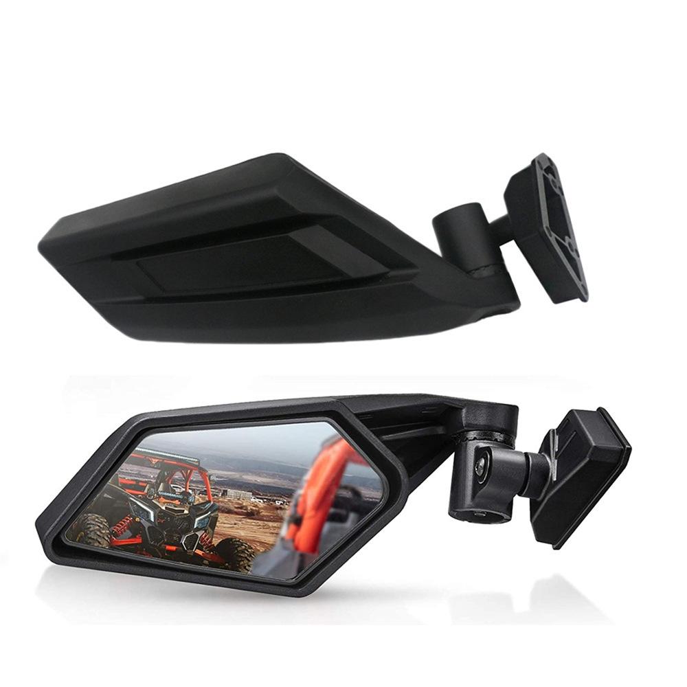 UTV Rearview Side View Mirrors 180° 360° Adjustable 715002898 for Can Am Maverick X3 Max R RR 4x4 XMR XDS Turbo DPS 2017-2025