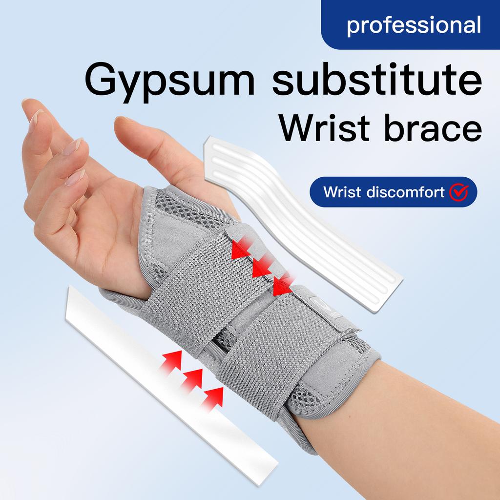 Adjustable Dual Strap Wrist Guard for Finger Joint Pain Relief with Thumb Support Thin Design