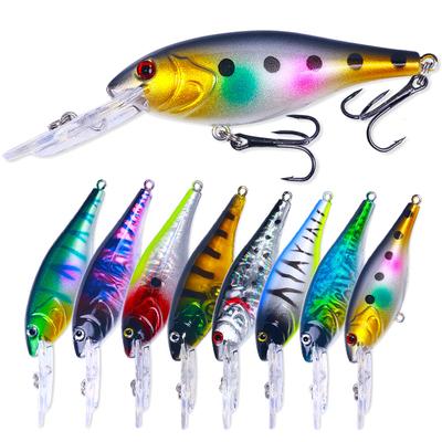 5 Adet Minnow Wobblers Crankbaits Hardbait Minnow Japonya Kamp Açık Balıkçılık Cazibesi