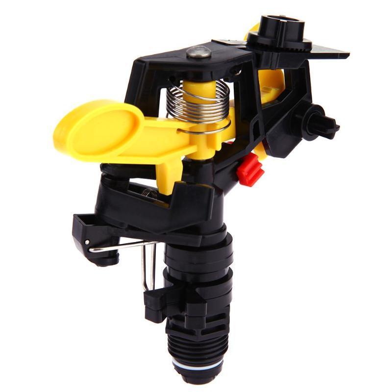 1/2" 360 Rotating Sprinkler Rocker Arm Irrigation Water Spray Nozzle Adjustable Angle Lawn Nozzle