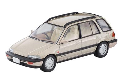 TOMYTEC Tomica Limited Vintage Neo Honda Civic Shuttle 56i Beige 87 Year Finished Product 1/64 LV-N297a