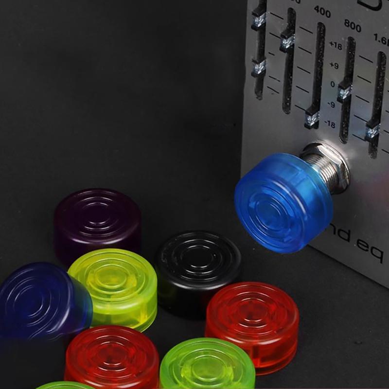 DAIERBUM 1PCS Footswitch Topper Guitar Pedal Topper Multi Color Pedal Button Caps Guitar Pedal Stomp Knobs For Pedal Board