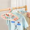 10 Stück Baby-Kleiderbügel Niedliche Kunststoff-Kleiderbügel mit Schleife Rutschfest Ultra-Dünn Kleine Kleider- und Hosen-Trocknungsbügel für Schrank, Wäsche