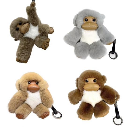 Monkey Doll Plush Toy Soft Cuddly Three-Dimensional Lucky Long Arm Monkey Doll Car Hanging Ornament