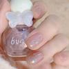 Pearlescent Water-based Nail Polish No Baking Can Tear Bright Color Nail Frosting Nail Care Polish Without Baking Lamp