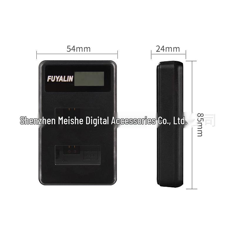 FUYALIN LPE5 USB Dual Charger for EOS 1000D, 500D, 450D, Kiss X3, X2, F.
