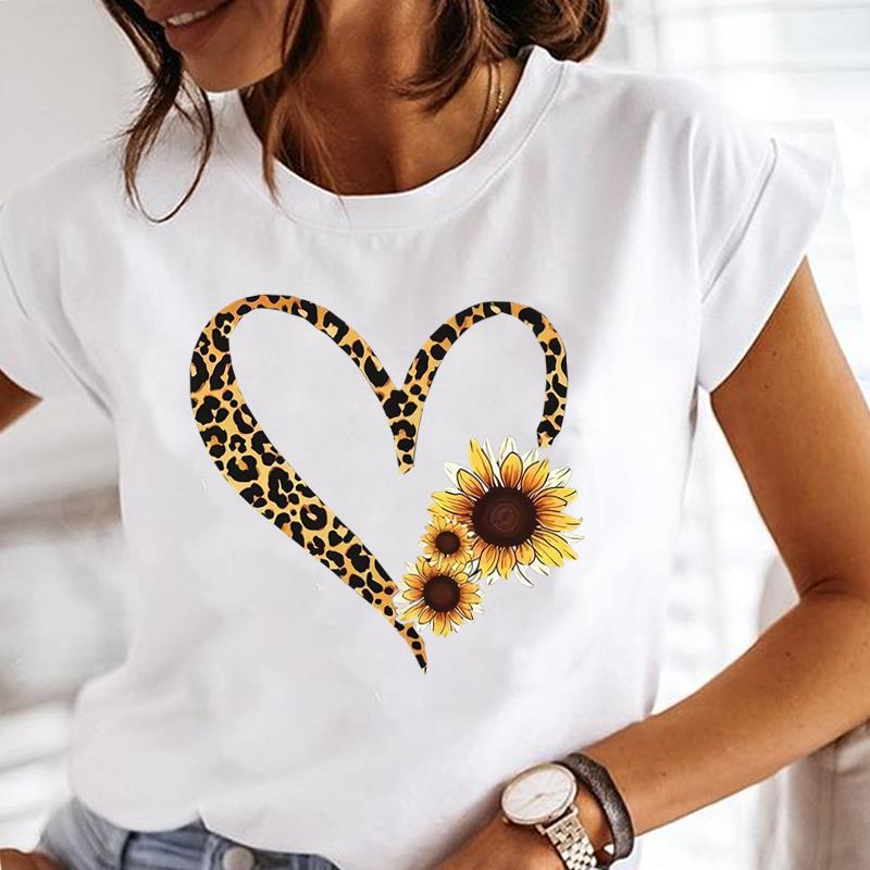 (Asian Size) Butterfly Cute Casual T Shirt Lady Female Top Printed Clothing  Fashion Graphic Short Sleeve T-shirts Women Tee