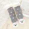 Women's Winter Cute Thick Slipper Socks with Grippers Non Slip Warm Fuzzy Socks With Soft Fleece Lined Home Grips Socks for Women Fluffy Slipper Socks