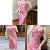 French Chic Floral Camisole Dress With Floral Pattern Design For Summer Fashion