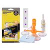 Quick Fix Windshield Chip Repair Kit to Repair Scratches Cracks with Suction Cup Curing Light Efficiency Repair Kit