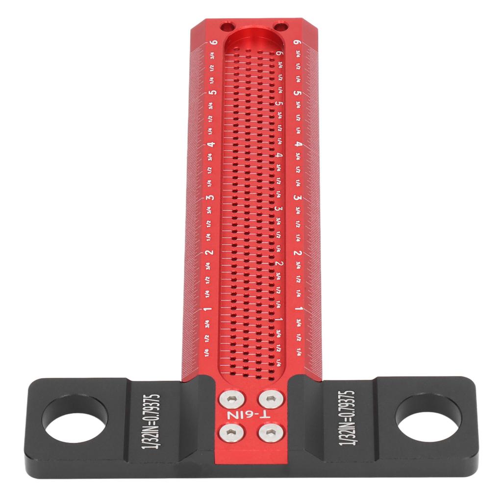 Riglă T pentru marcarea găurilor, aliaj de aluminiu, rezistentă la uzură, ecartament precis pentru marcarea găurilor, tip T, pentru marcarea găurilor