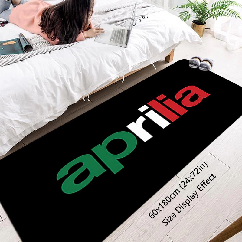 Floor Mat Non-slip Foot Rug Italy Aprilias Racing Motorcycles Hallway Carpet Kitchen Water Absorbed Rugs Bedside Mats Home Decor