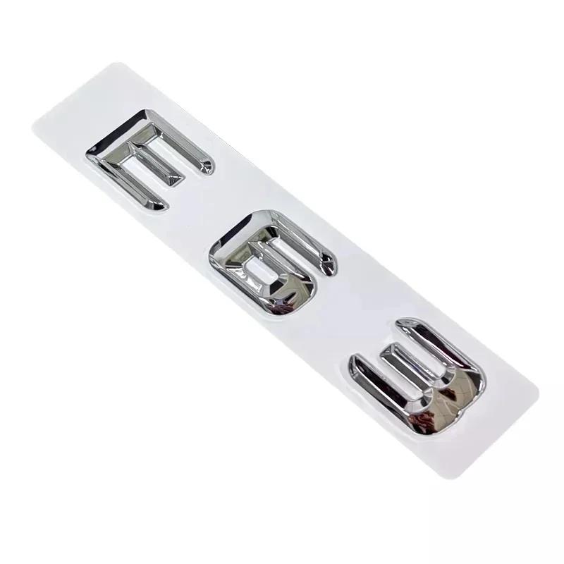 3D ABS Black Chrome Letters For S63 G63 C63 E63 AMG W205 W204 W213 W212 W222 W221 W463 Logo Emblem Sticker Accessories