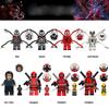 Tv6203 Children's Building Blocks Toy Venom Serum Deadpool Mini Figure Bag Packaging