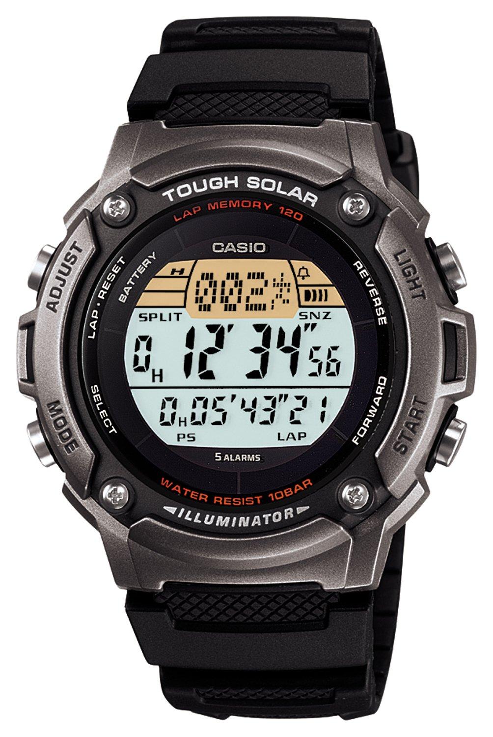 

Часы Casio SPORTS GEAR черные мужские W-S200H-1AJF