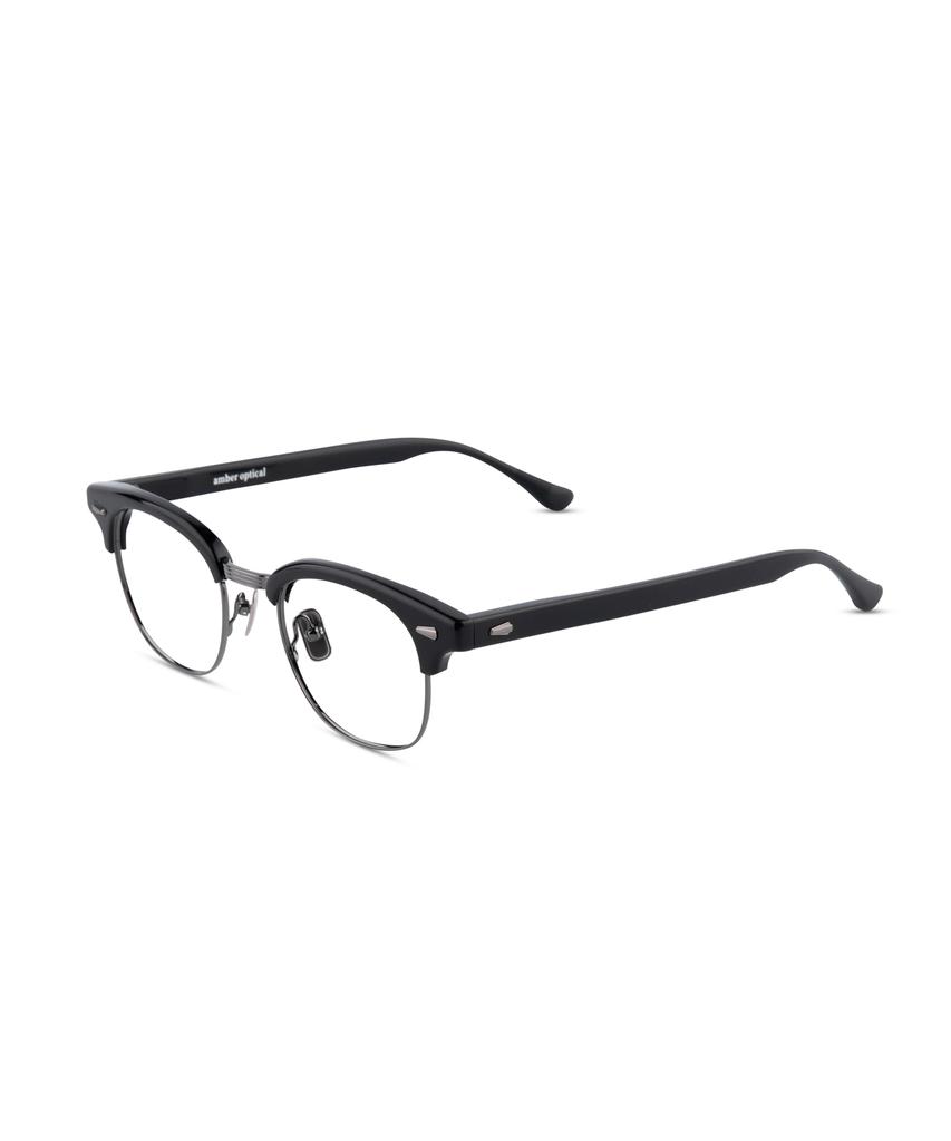 Aembeoobtikeol Hank 48 Black Dark Gray (Blue Light Blocking Lenses)