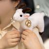 White Goat Cartoon Plush Keychain – Sheep Doll Pendant for Birthdays and Decor